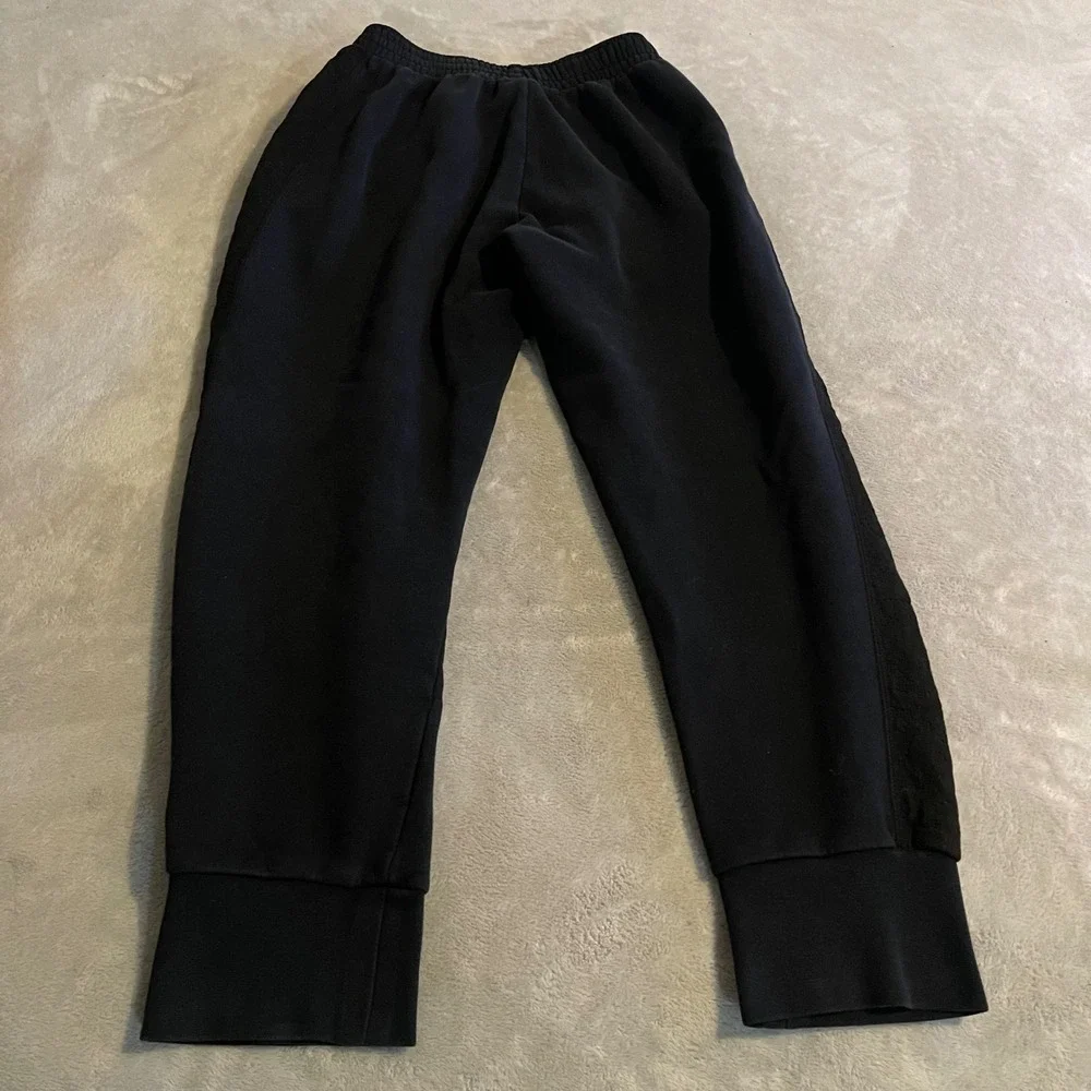 Jordan Sweatpants Mens Black Fleece Side Panel Joggers Size‎ Medium Workout Gym